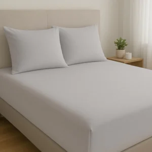 Lençol com Elástico Percal Toque de Algodão – 3 Peças Casal/Queen/Solteiro