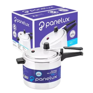PANELA de PRESSAO PRESSÃO 4,5 LITROS PANELUX CLASSIC ALUMINIO POLIDA
